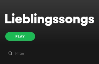 Spotify Lieblingssongs wiederherstellen