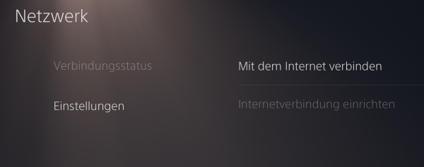 PlayStation 5 WLAN deaktivieren