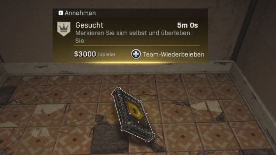 CoD Warzone Most Wanted Auftrag Erklärung