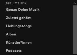 Zuletzt gehört bei Spotify löschen