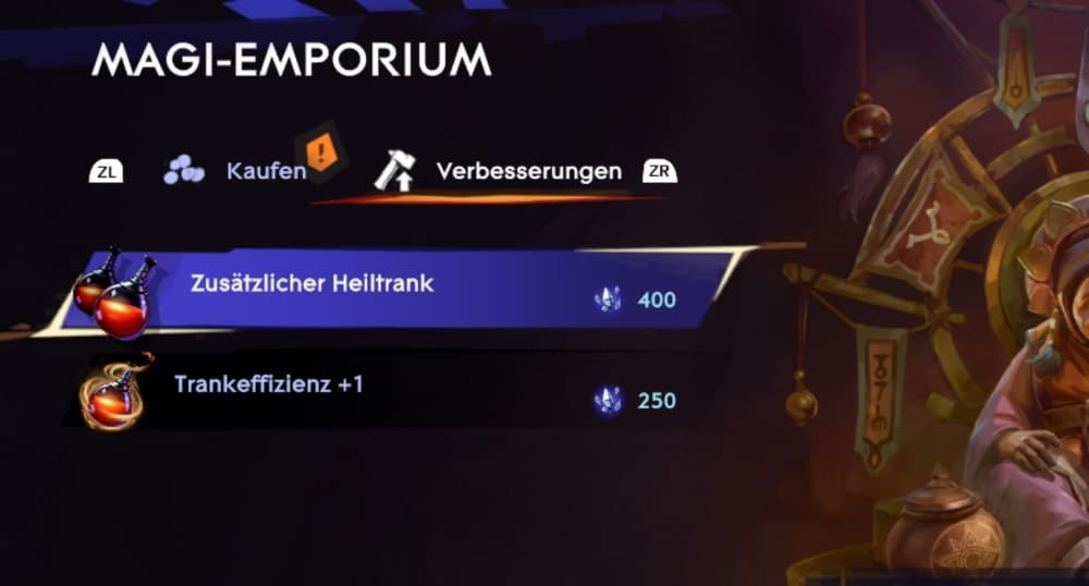 Heiltränke verbessern in Prince of Persia The Lost Crown