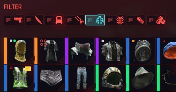 Cyberpunk 2077 Kleidung wechseln