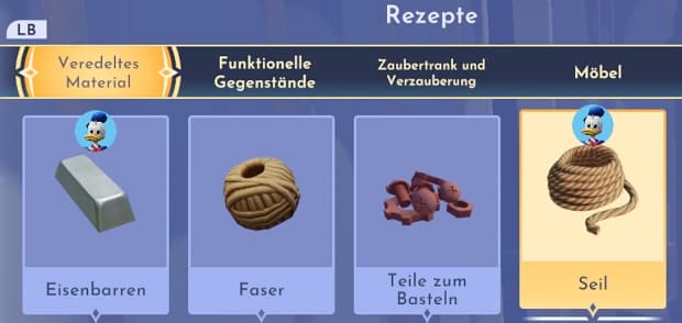 Fasern und Seil finden