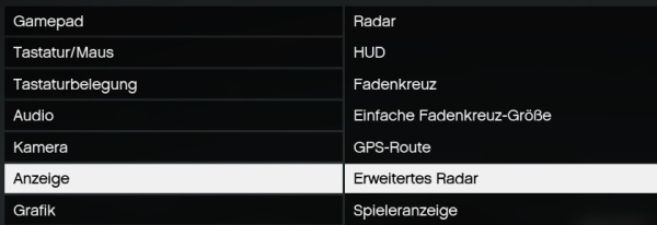 GTA Online Karte verkleinern und vergrößern