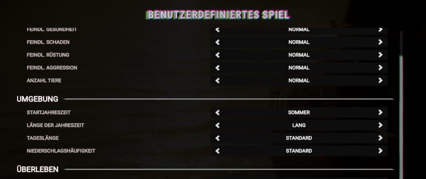 Jahreszeiten Länge