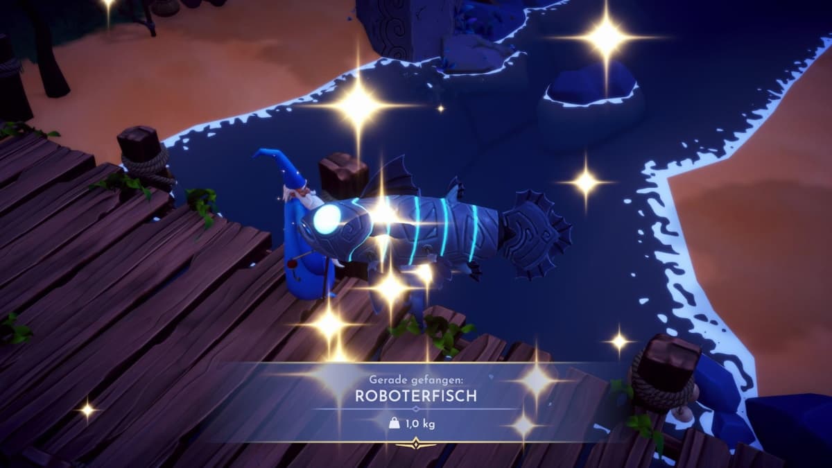 Roboterfisch fangen