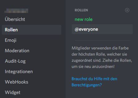 Discord Rolle automatisch zuweisen
