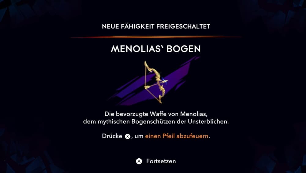 Bogen freischalten