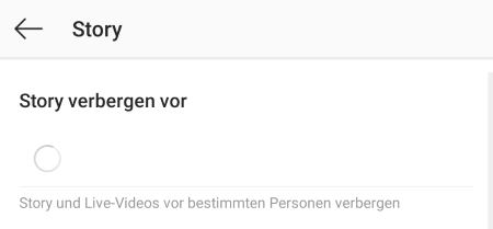 Instagram Story verbergen herausfinden?