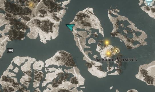 AC Valhalla gelbes Langschiff