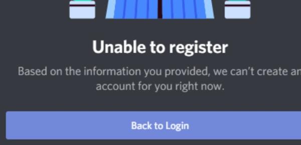 Discord Registrierung nicht möglich