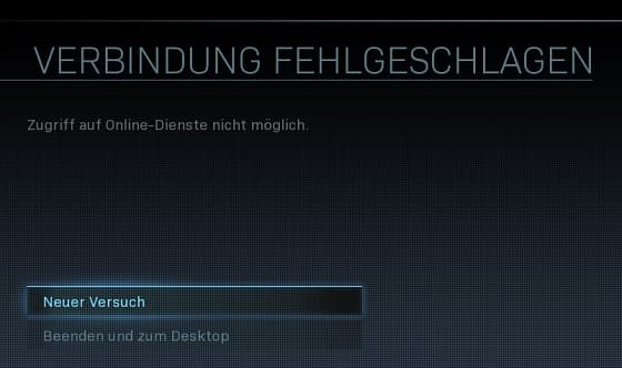 Zugriff auf online Dienste nicht möglich