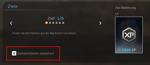 Call of Duty Warzone Geheimdaten funktioniert nicht