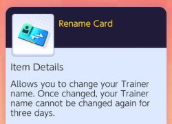 Pokemon Unite Namen ändern