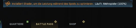 Modern Warfare installiert Shader