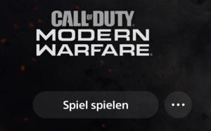 PS5 nur CoD Warzone installieren