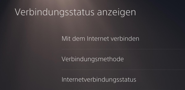 PS5 IP-Adresse anzeigen