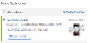 eBay Kleinanzeigen Nachricht löschen