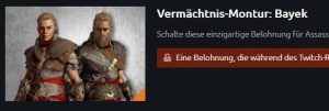 Vermächtnis-Montur Bayek