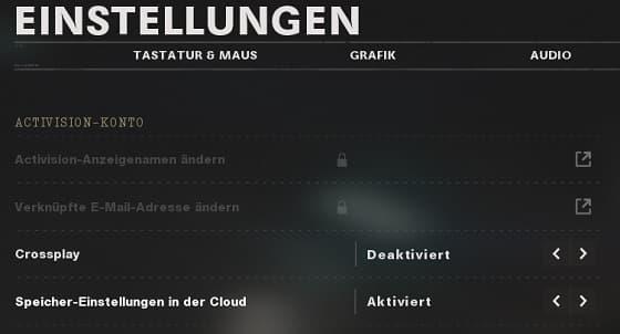 Call of Duty Cold War Crossplay deaktivieren