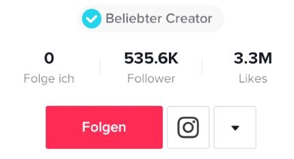 TikTok beliebter Creator