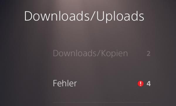 PS5 Download-Warteschlange anzeigen