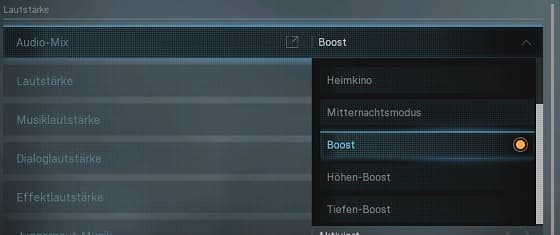 Warzone beste Sound-Einstellungen
