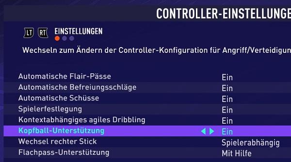 FIFA 21 Kopfbälle machen