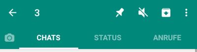 Mehr als 3 WhatsApp Chats anpinnen?