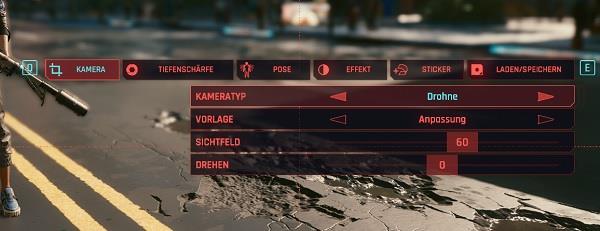 Cyberpunk 2077 Fotomodus aktivieren