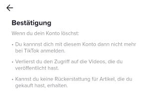 Gelöschten TikTok-Account wiederherstellen