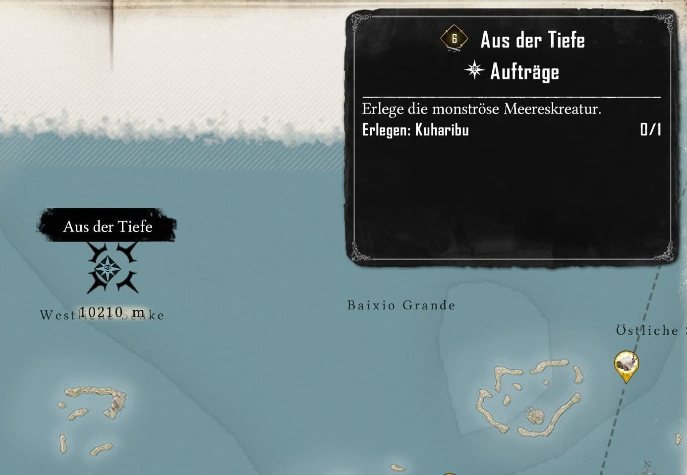 Monströser Zahn finden und farmen