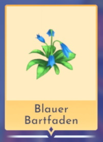 Blauer Bartfaden