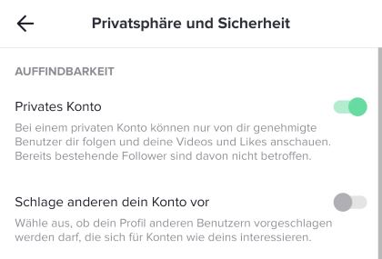 TikTok Handynummer sichtbar