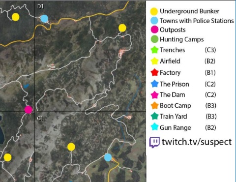 SCUM Loot Map