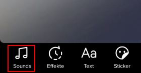 TikTok zwei Lieder in einem Video
