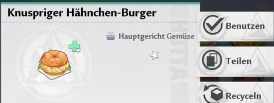 Knuspriger Hähnchen Burger