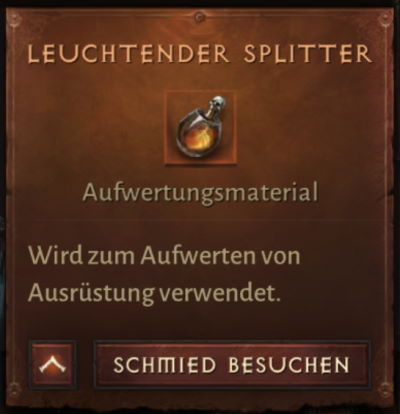 Leuchtender Splitter