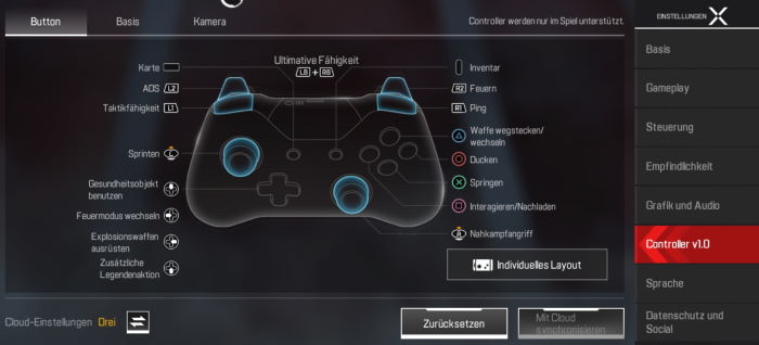 Apex Legends Mobile Controller spielen