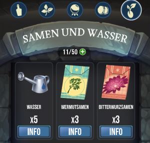 Wizards Unite Gewächshaus: Pflanzen ernten