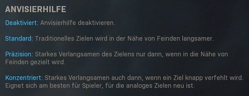 Modern Warfare Zielhilfe einstellen