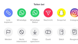 TikTok zwei Videos nebeneinander schneiden