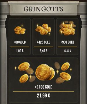 Wizards Unite Gold bekommen