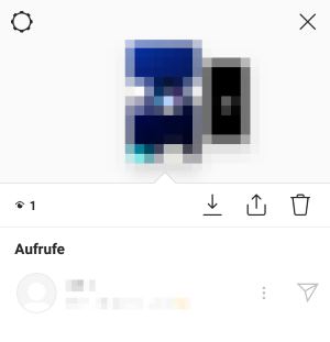 Instagram Story Viewer ausgegraut