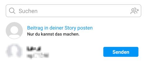 Instagram Reels teilen geht nicht