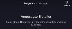 TikTok angesagte Ersteller