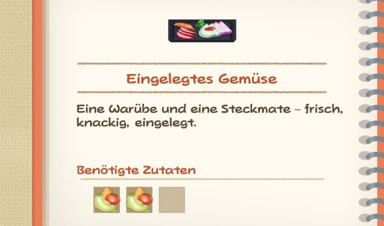 Eingelegtes Gemüse