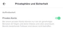 TikTok Follower verstecken