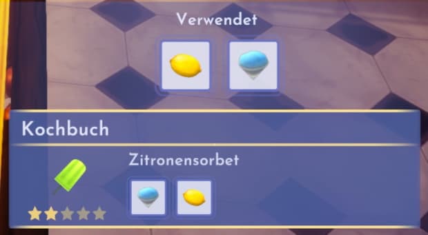 Zitronensorbet Rezept