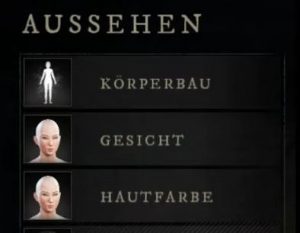 New World Aussehen ändern